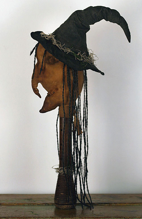 primitive folk art witch make-do