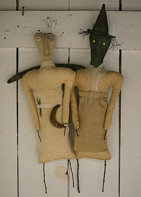 primitive folk art dolls