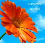 sunshine blog award