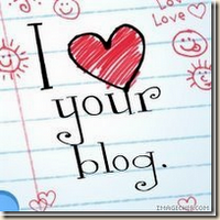 I Love Your Blog award