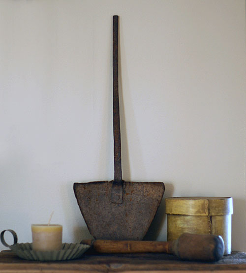 primitive antique shovel