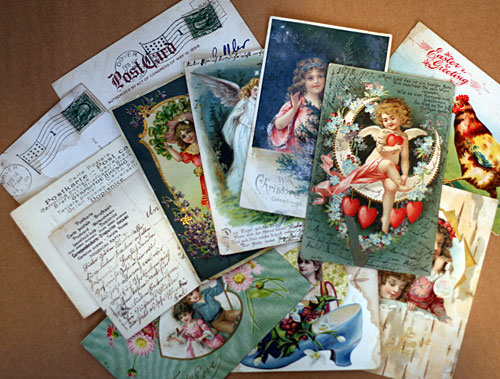 antique postcards