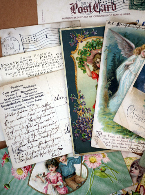 antique postcards