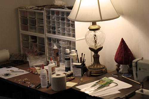 artist workspace