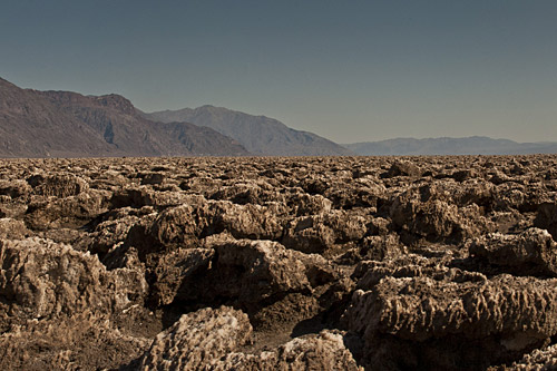 The Devil's Golf Course in Death Valley