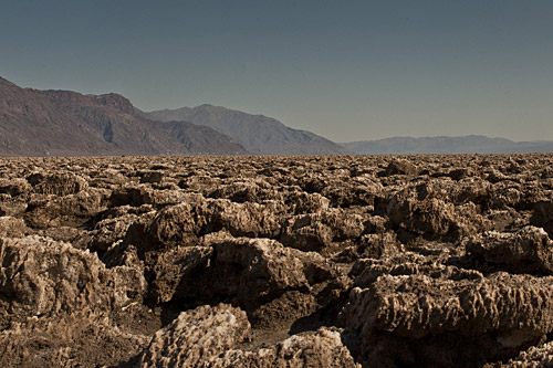 The Devil's Golf Course in Death Valley The Devil's Golf Course in Death Valley