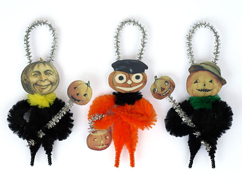 Halloween chenille ornaments