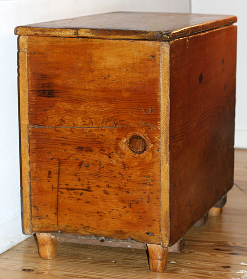 antique pine trunk