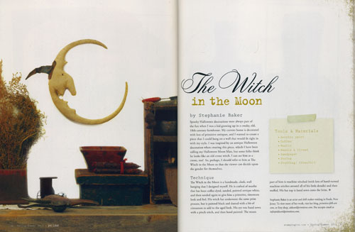 The Witch in the Moon - featured in the Prims Magazine Spring/Summer 2012 issue