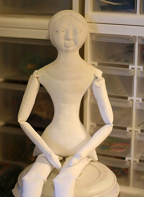 primitive doll work in progress