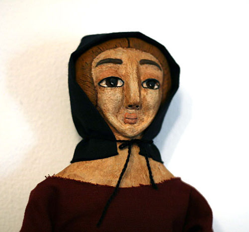 primitive folk art doll