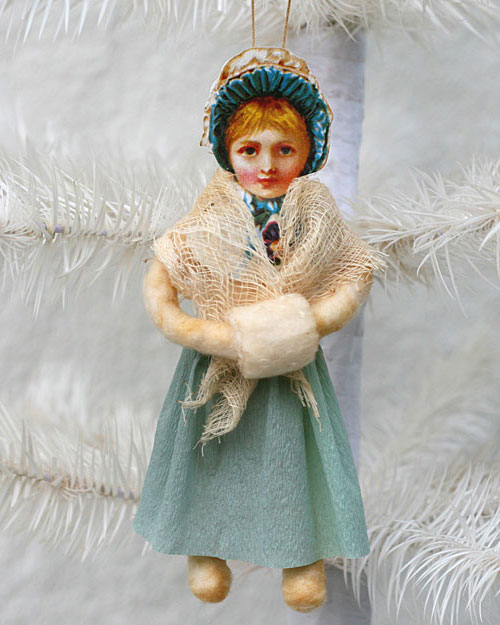 spun cotton ornament spun cotton ornament