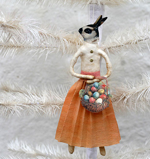 spun cotton ornament