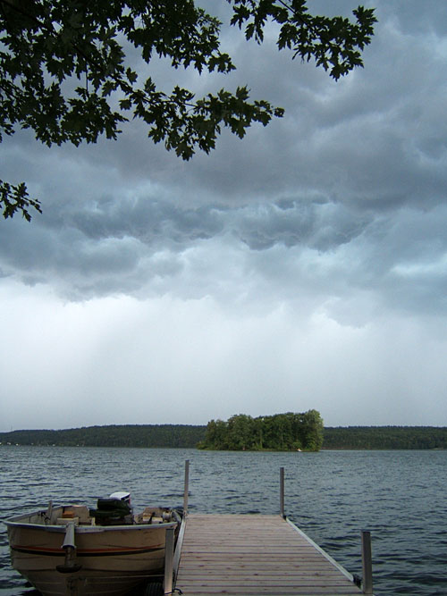 Upper Rideau lake in Westport, Ontario, Canada